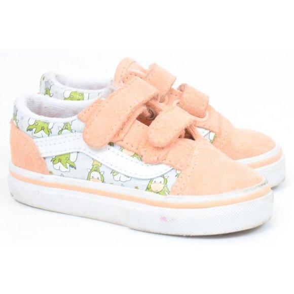 Vans Christmas Tree Unicorn Skateboard Sneakers Size 5 Toddler - Picture 1 of 7